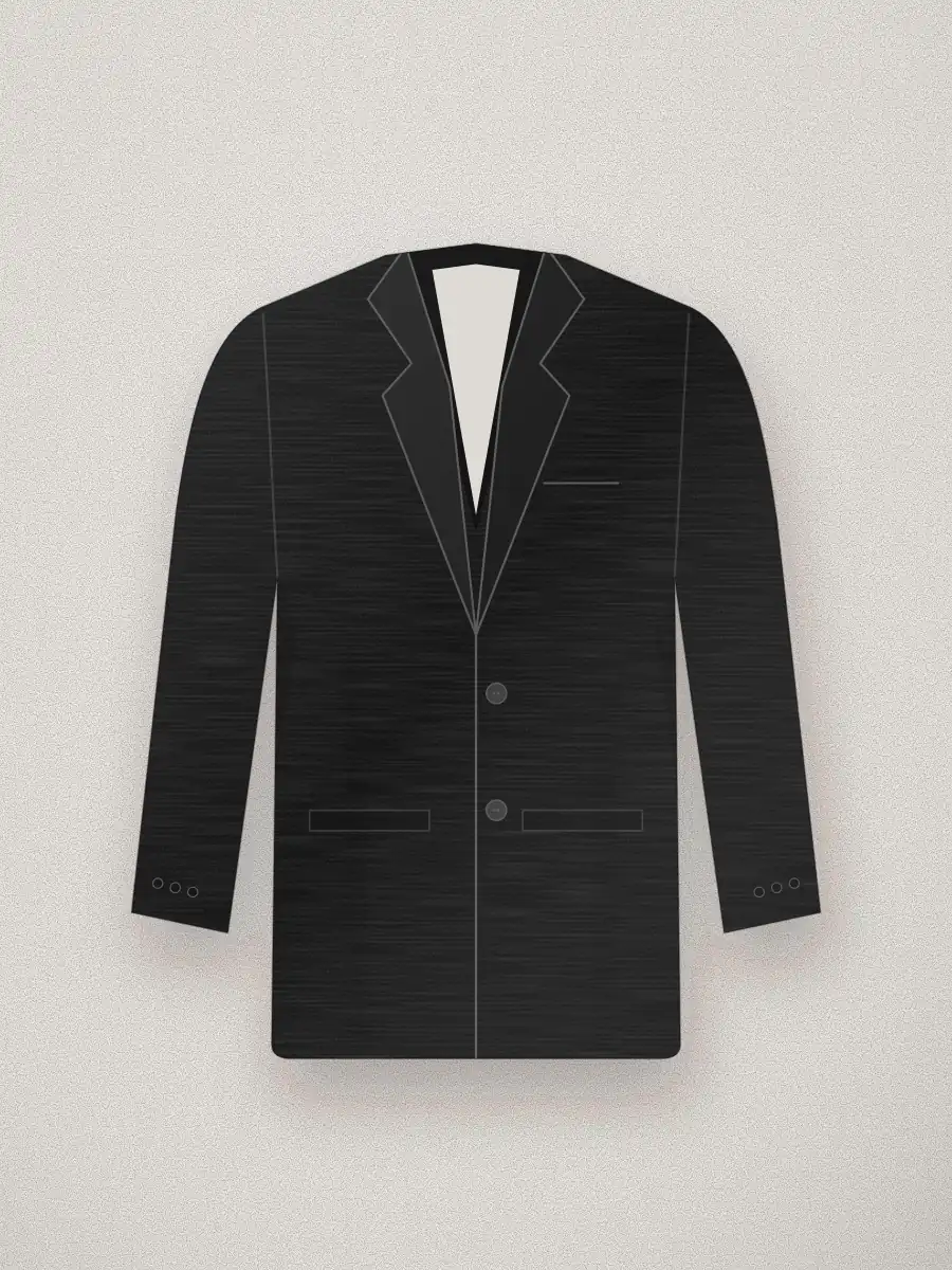 Blazer estructurado Sofía en color negro