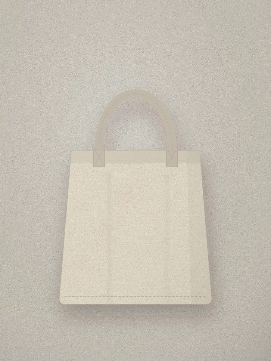 Bolso tote de lona Sol en color crudo