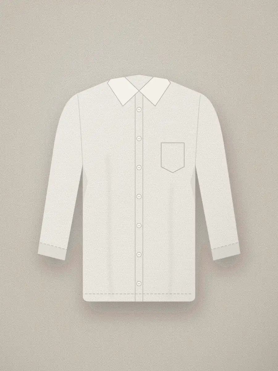 Camisa de lino Mateo en color blanco roto