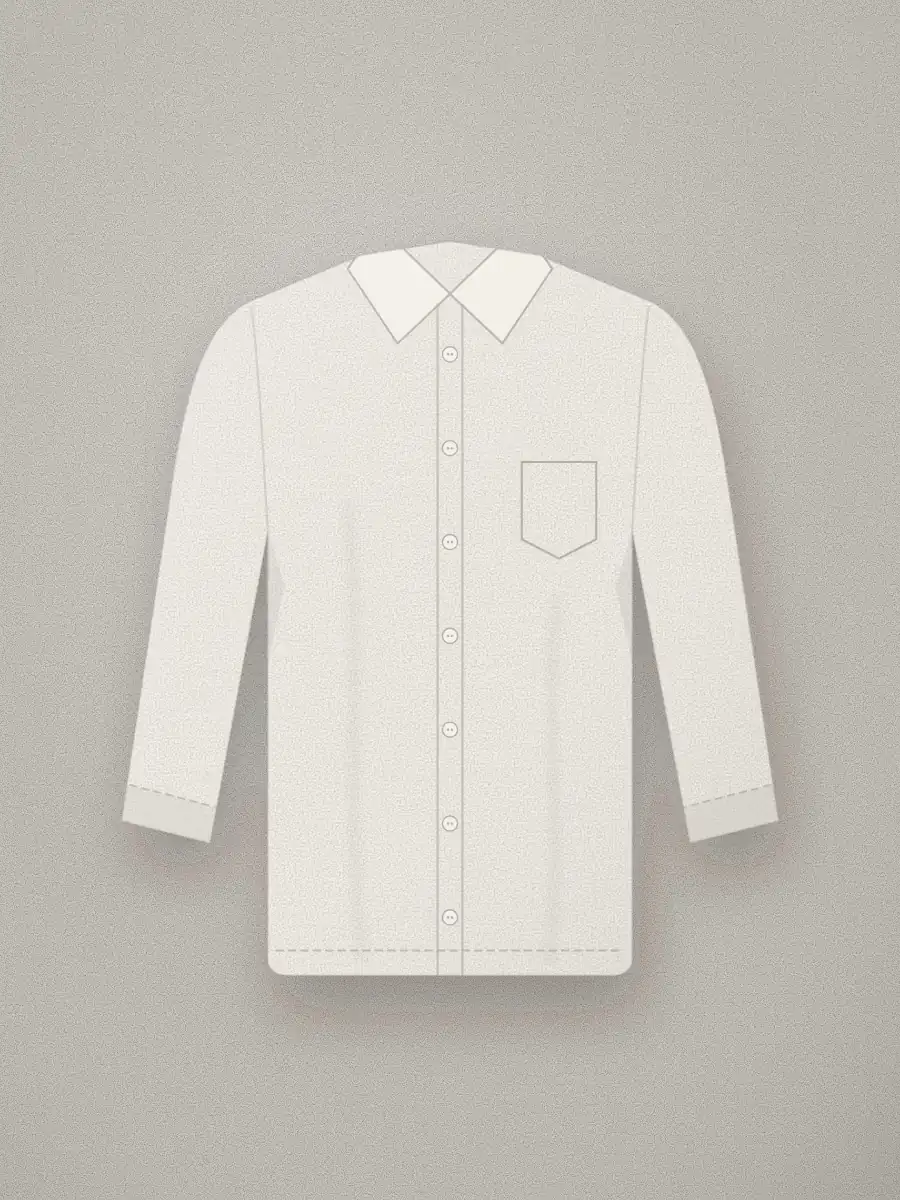 Camisa oversize de popelín Lía en color blanco roto