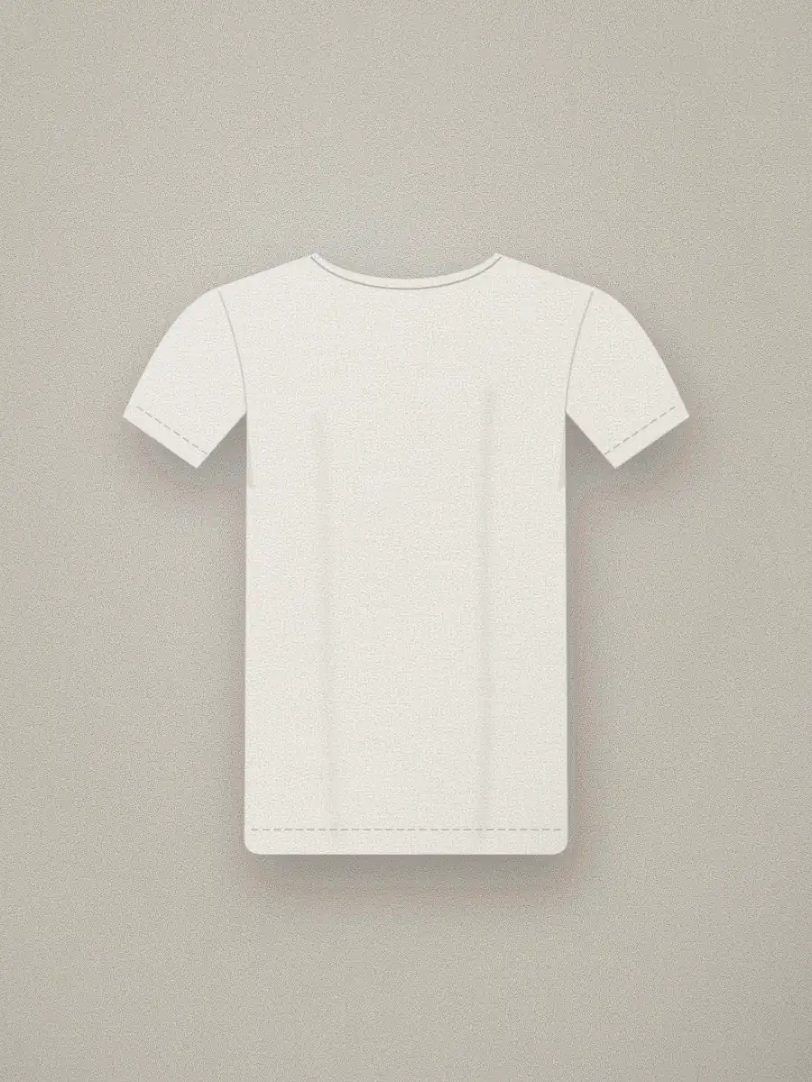 Camiseta de algodón orgánico Vera en color blanco roto