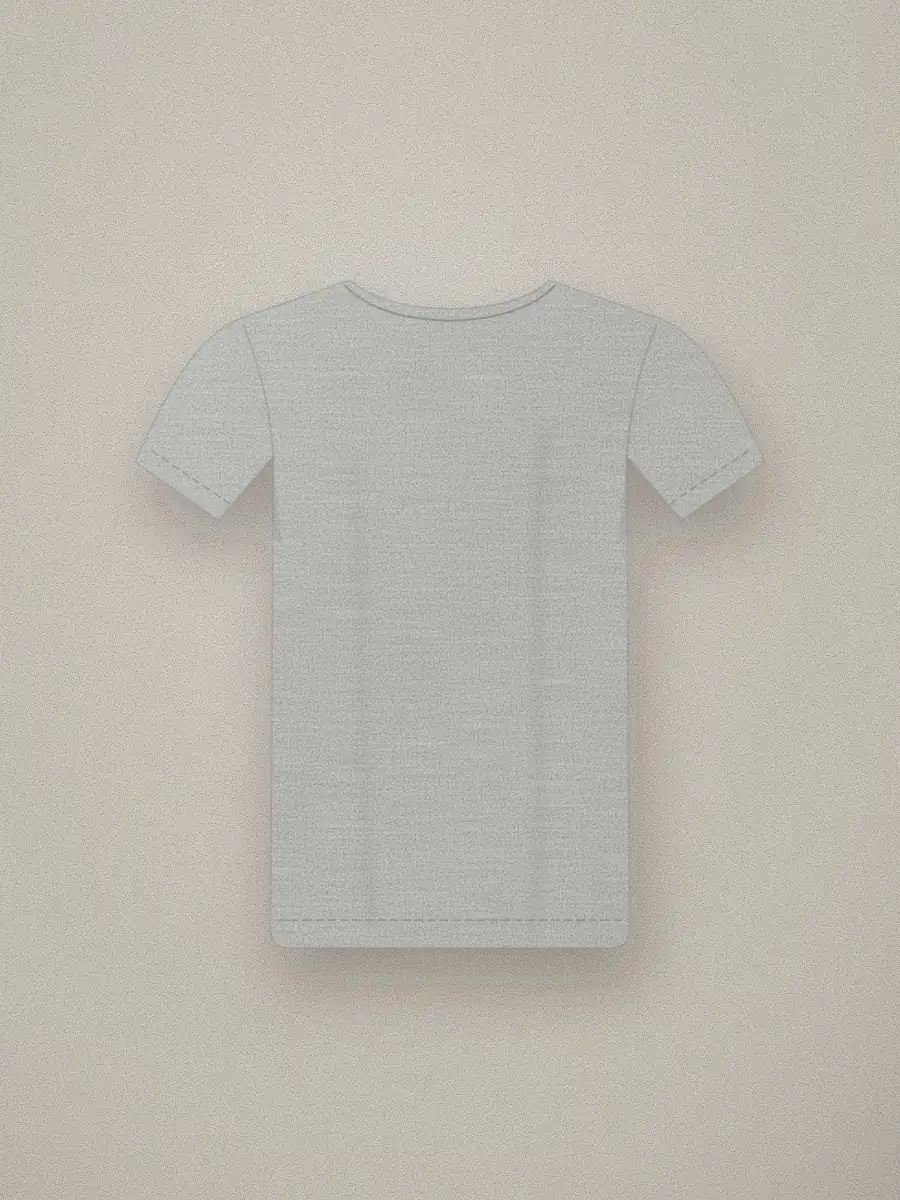 Camiseta de algodón orgánico Vera en color gris perla