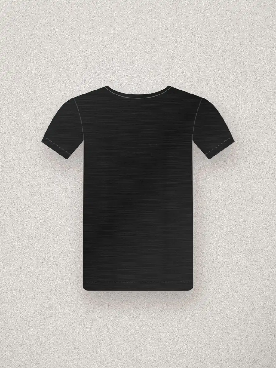 Camiseta básica Leo en color negro
