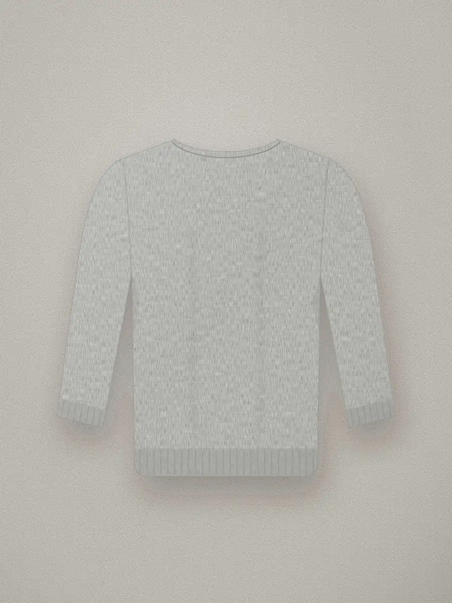Camiseta de manga larga Teo en color gris perla