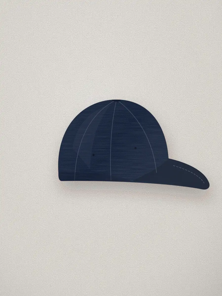 Gorra de algodón Brisa en color azul marino
