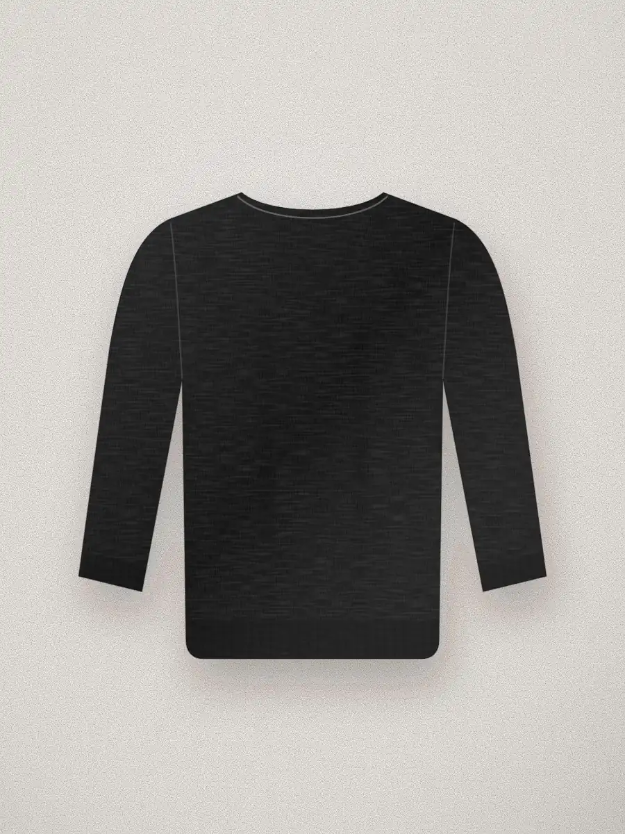 Jersey de canalé Iván en color negro