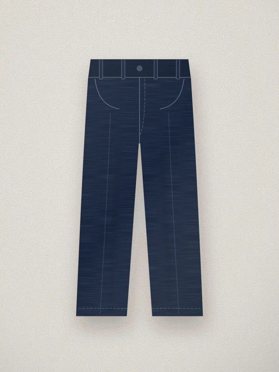 Pantalón chino Hugo en color azul marino
