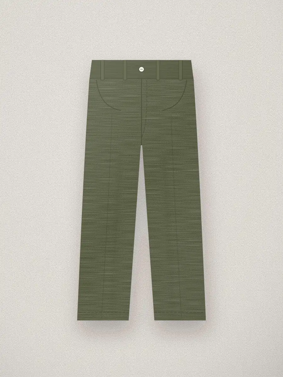 Pantalón chino Hugo en color verde oliva