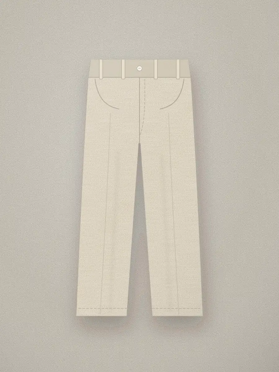 Pantalón de lino Darío en color crudo